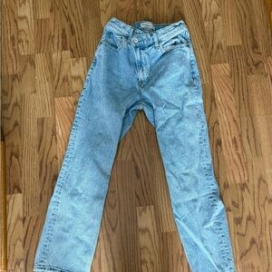 Abercrombie & Fitch the 90s straight Ultra high rise